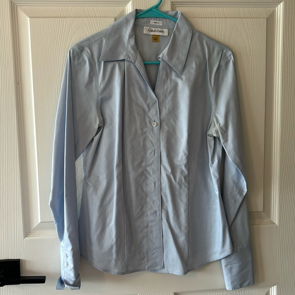 Blue Calvin Kline dress shirt